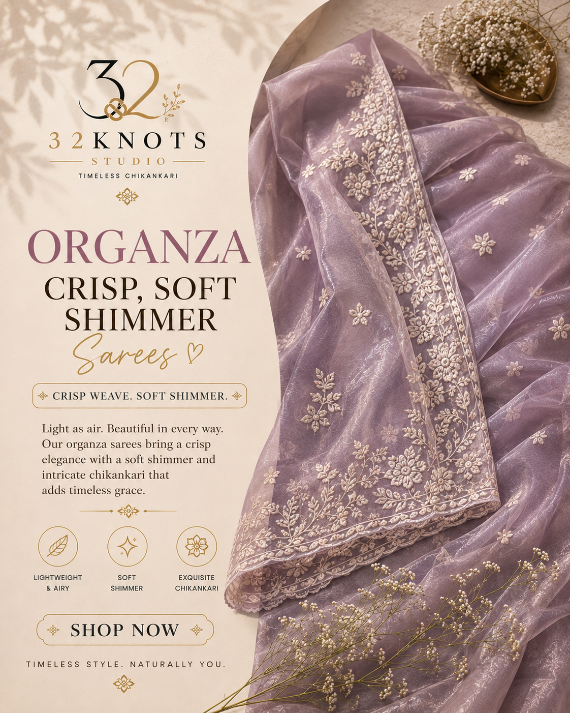 Organza Sarees