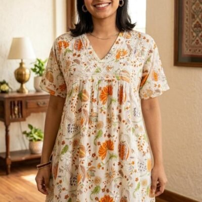 Cotton Midi-Dress